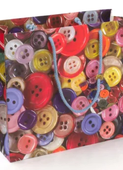 Buttons Large Gift bag x 6