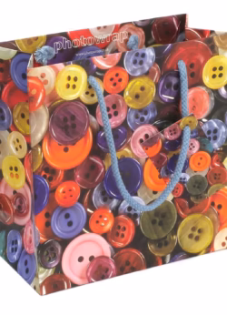 Buttons Medium Gift bag x 6 Buttons Medium Gift bag x 6