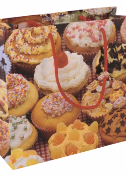 Cupcakes Large Gift bag x 6 Cupcakes Large Gift bag x 6
