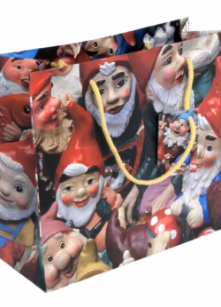 Gnomes Large Gift bag x 6 Gnomes Large Gift bag x 6