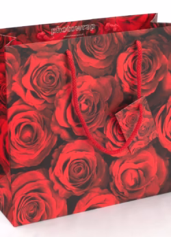 Red Roses Large Gift bag x 6 Red Roses Large Gift bag x 6