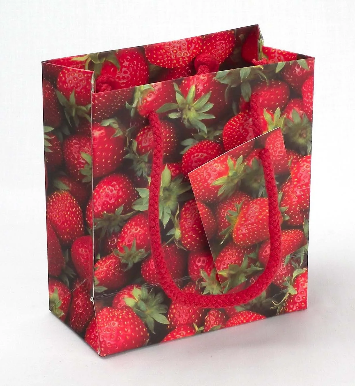 Strawberry Small Gift Bag x 6 Strawberry Small Gift Bag x 6