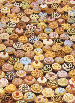 Cupcakes wrap - 25 sheets Cupcakes wrap - 25 sheets