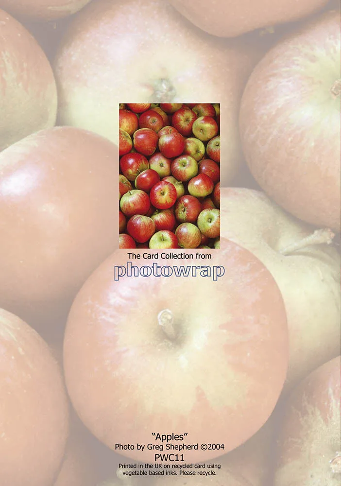 Apples greetings Cards x 6