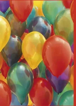 Balloons Greetings Cards x 6 Balloons Greetings Cards x 6
