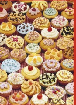 Cupcakes Greetings Cards x 6