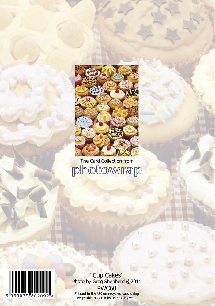 Cupcakes Greetings Cards x 6