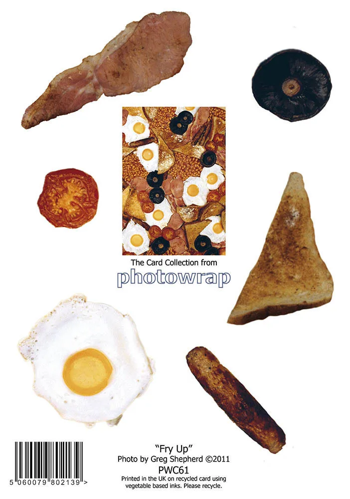 English Breakfast Greetings Cards x 6