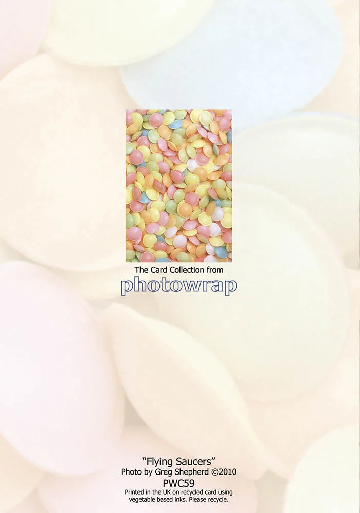 Flying Saucer Greetings Cards x 6