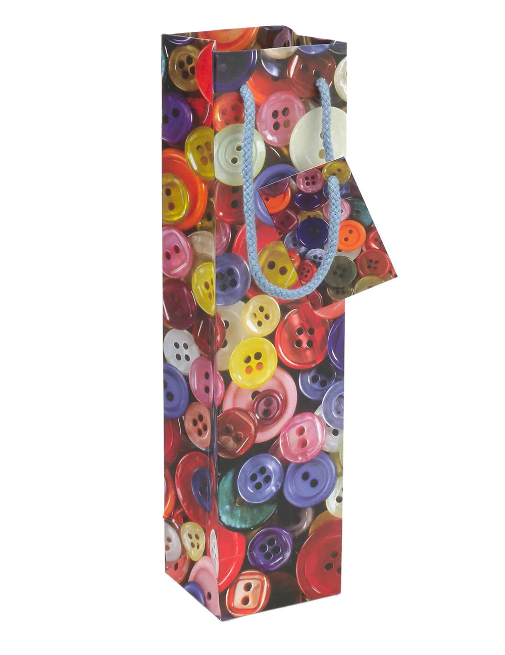 10 bottle bags - Daisy, Pink Rose, Sweeties, Cupcakes, Jellybeans, Red Rose, Buttons, Licorice, Strawberries and Balloons Buttons bottle bag x 6