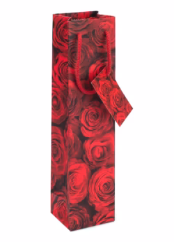 Red Rose bottle bag x 6