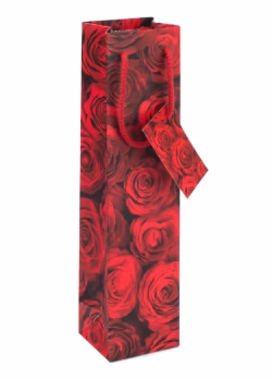 Red Rose bottle bag x 6