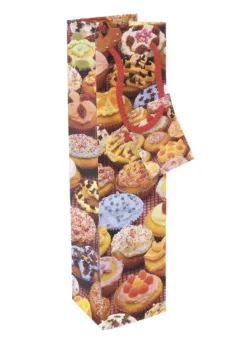 10 bottle bags - Daisy, Pink Rose, Sweeties, Cupcakes, Jellybeans, Red Rose, Buttons, Licorice, Strawberries and Balloons Cup Cakes bottle bag x 6